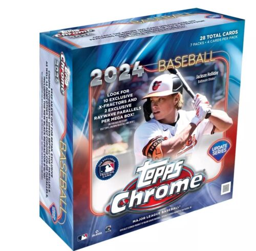 1x Pack From 2024 Topps Chrome Update Mega Box - Paul Skenes RC