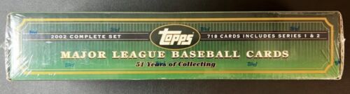 2002 TOPPS MLB BASEBALL SEALED SET SERIES 1+2 - Joe Mauer RC