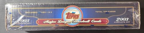 2003 Topps Baseball - Series 1 and 2 Cards - Factory Sealed - Complete Set