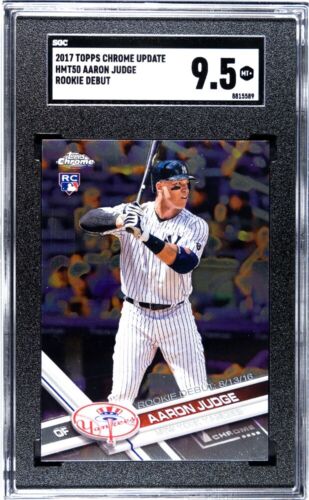 2017 Topps Chrome Aaron Judge Rookie Update #HMT50 SGC 9.5 GEM+