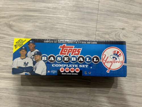 2008 TOPPS MLB BASEBALL SEALED SET Series 1+2 - EXCLUSIVE Yankees Edition