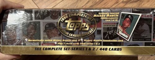 1996 Topps Complete Set MLB Series 1 & 2 440 Cards Factory Sealed