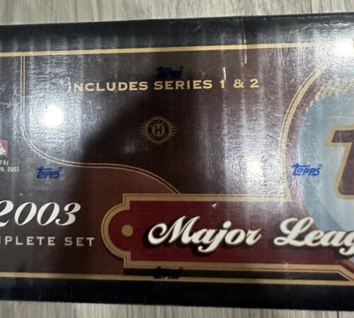 2003 Topps MLB Baseball Series 1 And 2 Sealed Factory Set - FREE SHIPPING