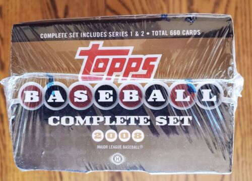 2008 TOPPS BASEBALL SEALED SET Series 1 And 2 Hobby Edition