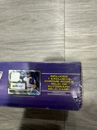 2023 Topps Baseball Complete Set Purple Factory Sealed New Chrome Rookie Relic