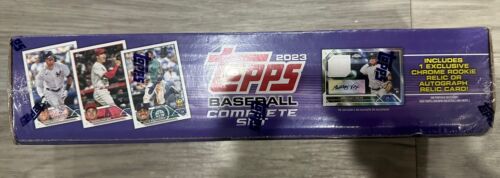 2023 Topps Baseball Complete Set Purple Factory Sealed New Chrome Rookie Relic