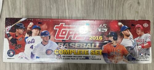 2016 TOPPS MLB BASEBALL SEALED SET SERIES 1 and 2 - Hobby Edition