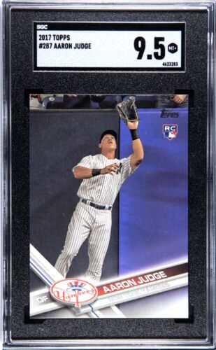 Aaron Judge 2017 Topps Rookie Card (RC) #287- SGC Graded 9.5 Mint+ (Yankees)