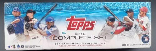 MLB Topps 2012 Complete Set Includes Series 1 & 2 w/ 661 Cards FACTORY SEALED!