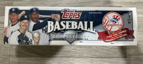 2005 TOPPS BASEBALL CARD COMPLETE SET + YANKEES 5 CARD PROSPECTS PACK SEALED