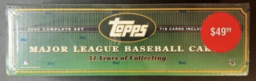 2002 TOPPS MLB BASEBALL SEALED SET SERIES 1+2 - Joe Mauer RC