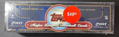 2003 Topps Baseball - Series 1 and 2 Cards - Factory Sealed - Complete Set