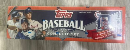 BRAND NEW TOPPS 2005 BASEBALL COMPLETE SET SERIES 1 & 2 DETROIT SEALED 738 CARDS