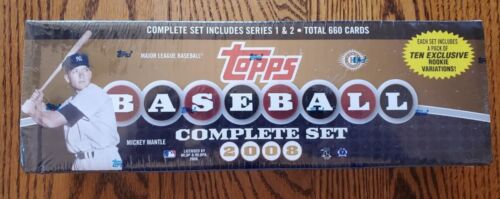 2008 TOPPS BASEBALL SEALED SET Series 1 And 2 Hobby Edition