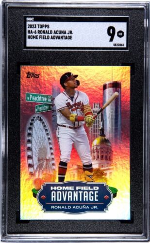 2023 Topps Series 2 Ronald Acuna Jr Home Field Advantage SGC 9 Atlanta Braves