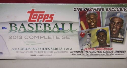 2013 Topps Baseball Factory Sealed Set- Jackie Robinson Refractor Insert