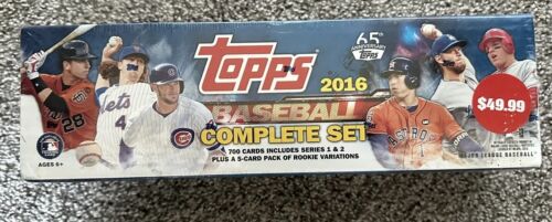 Sealed 2016 Topps Baseball Complete Factory Set w/ 5 Card Park Rookie Variations