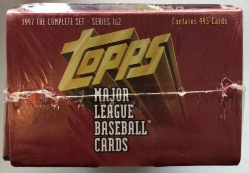 1997 Topps Baseball Factory Set Sealed 495 Card Retail Set 8 Bonus Inserts