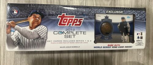 2012 Topps MLB Baseball Sealed Set Series 1 And 2 - Babe Ruth Insert