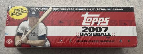 2007 Topps Baseball Factory Sealed Set Series 1 and 2 - Mickey Mantle Edition