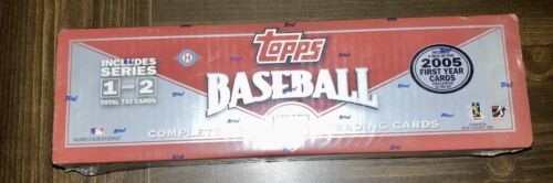 2005 Topps MLB Baseball Series 1 And 2 Sealed Set - Hobby Edition