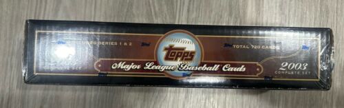 2003 Topps MLB Baseball Series 1 And 2 Sealed Factory Set - FREE SHIPPING