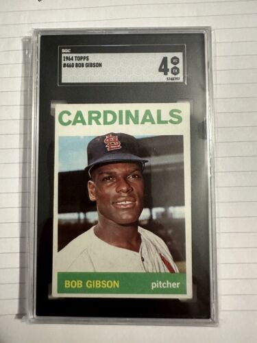 1964 Topps BOB GIBSON #460 HOF SGC 4 - Cardinals - SET BREAK