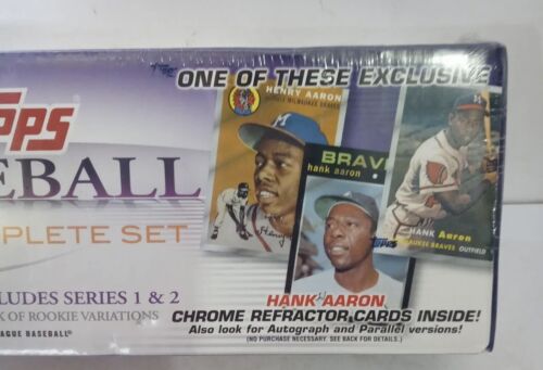 2013 Topps Factory Sealed Set Series 1 And 2 - Hank Aaron Refractor Insert