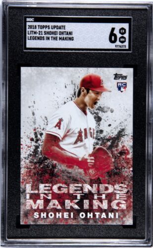 2018 Topps Update #21 Shohei Ohtani RC Legends In The Making SGC 6