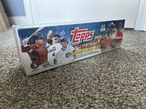 Sealed 2016 Topps Baseball Complete Factory Set w/ 5 Card Park Rookie Variations