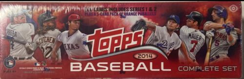 2014 TOPPS HOBBY EDITION FACTORY SET SEALED WITH 5 ORANGE PARALLELS RED BOX