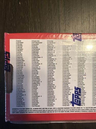 2023 Topps MLB Baseball Sealed Set Series 1 And 2 - Exclusive Foilboard Parallel