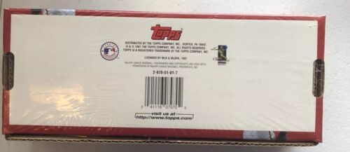 1997 Topps Baseball Factory Set Sealed 495 Card Retail Set 8 Bonus Inserts