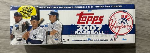 2007 Topps MLB Baseball Factory Sealed Set - 5 Exclusive Yankees Unique Cards