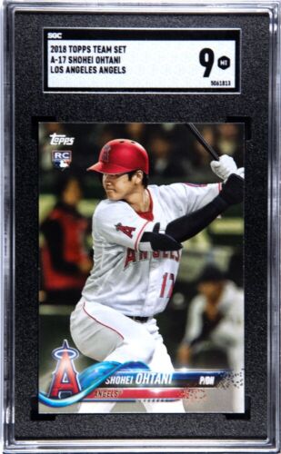 Shohei Ohtani 2018 Topps Team Set #A-17 Los Angeles Angels SGC 9 Mint