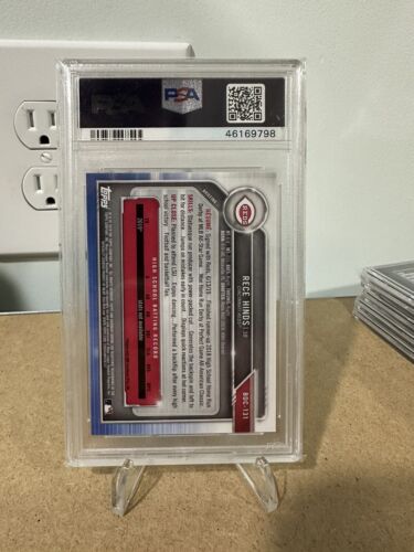 2019 Bowman Draft Chrome 1st Sapphire #BDC131 Rece Hinds PSA 10