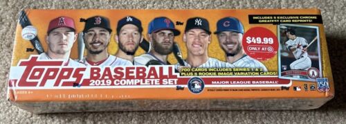 Topps Baseball 2019 Complete Factory Sealed Set Orange Edition Chrome HOF Insert