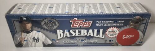 2005 Topps MLB Baseball Sealed Set Series 1+2 - 5 Pack of Rookies