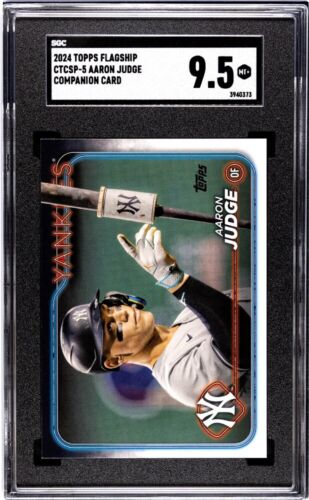 AARON JUDGE 2024 TOPPS CTCSP-5 EXCLUSIVE FLAGSHIP COLLECTION SP SGC 9.5