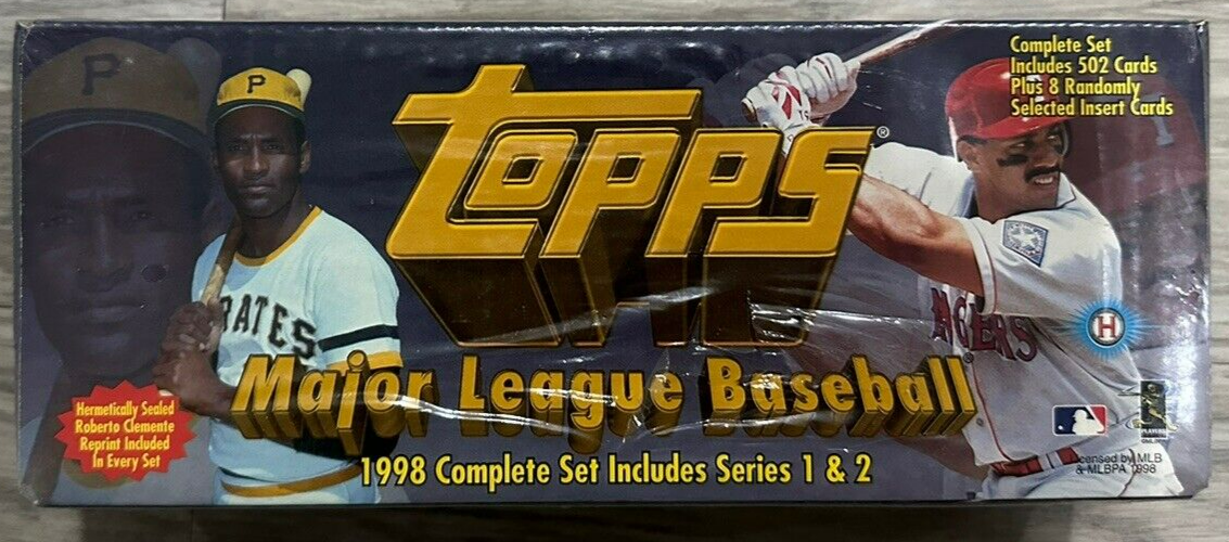 1998 Topps MLB Baseball Sealed Set - Hobby Edition Roberto Clemente Insert