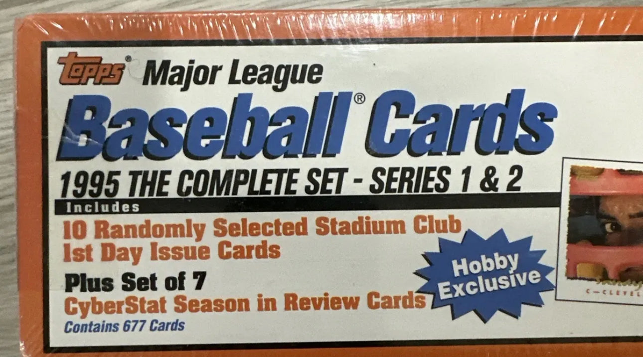 1995 Topps Baseball Sealed Set Series 1 and 2