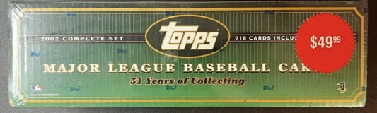 2002 Topps Baseball Sealed Set Series 1 and 2 - Joe Mauer Rookie Card