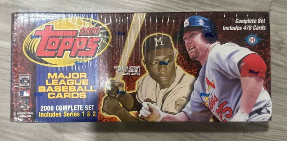 2000 Topps Baseball Sealed Set Series 1 and 2