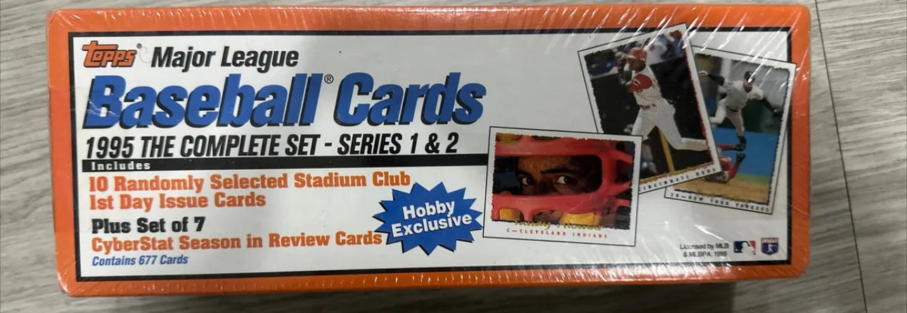 1995 Topps Baseball Sealed Set Series 1 and 2