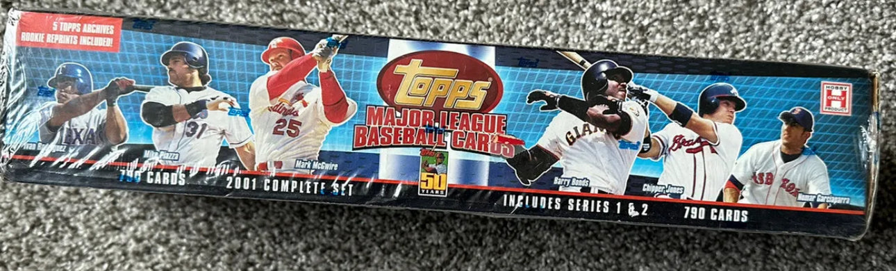 2001 Topps Baseball Sealed Set Series 1 and 2 - Hobby Edition - Ichiro Suzuki Rookie Card